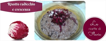 Risotto radicchio e crescenza