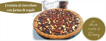 Crostata al cioccolato con farina di segale