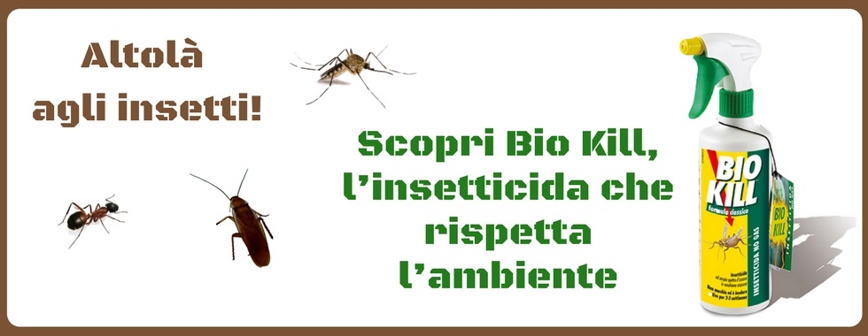 Scopri Bio Kill, l'insetticida che rispetta l'ambiente